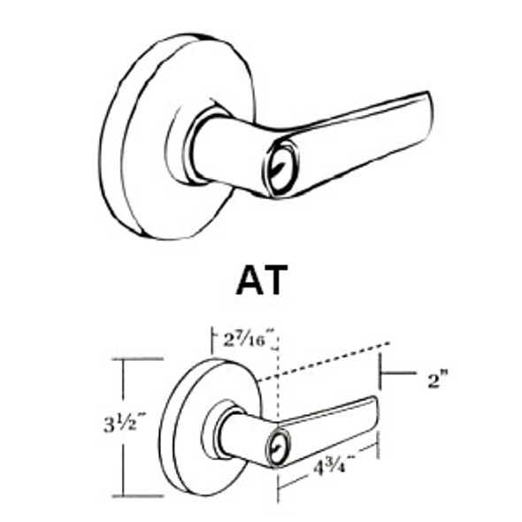 Storeroom Lever, CAT 05 26D