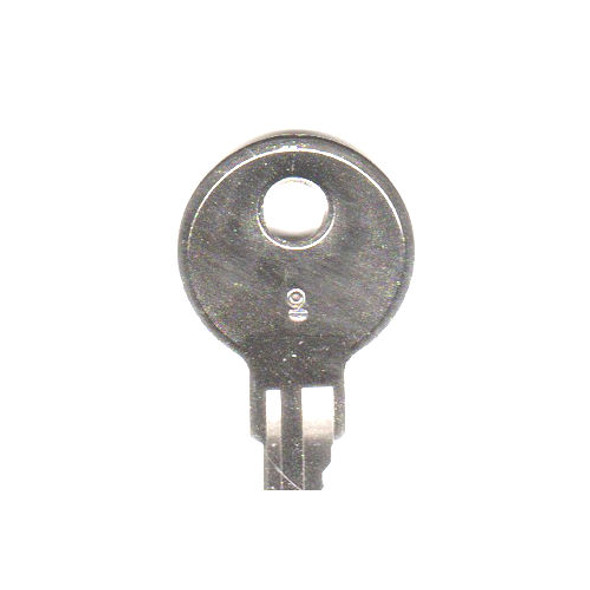 Cut Key, #9/09E for SRS/Hon 2185