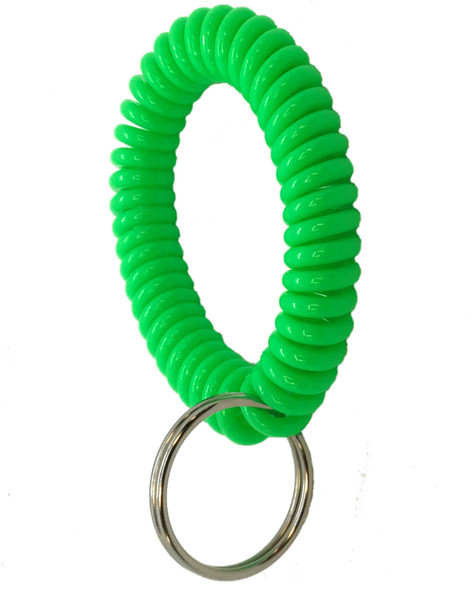NEON GREEN Wrist Coil, Key Chain (sold each)