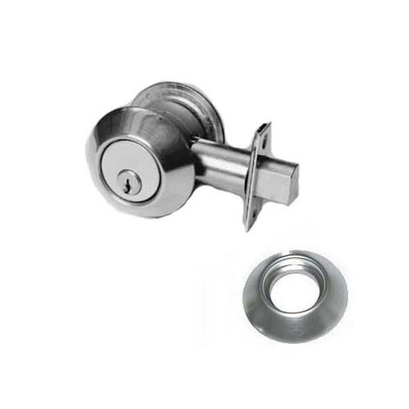 usa様 Ilco Lori 4522-WA-03P Deadbolt, D/C 2in Backset, Weiser Keyway