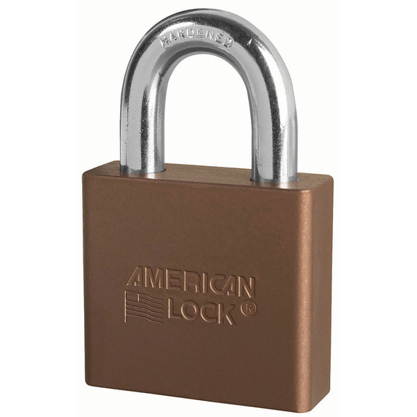 American Lock A1305 Brown Padlock, Custom Keyed