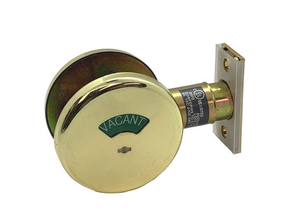 Cal-Royal IND90-G2 US3 Indicator Deadbolt, Polished Brass