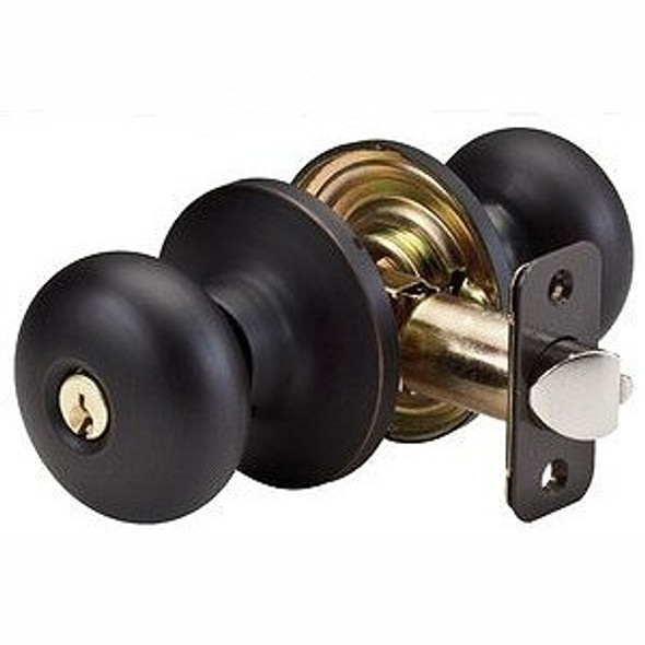 Master Lock BCO0112 Entry Lock, Aged Bronze Biscuit SC1, Keyed Alike (3-Pack)