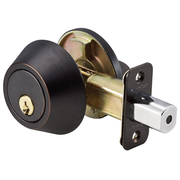 Master Lock DSO0612PD Deadbolt, S/C Aged Bronze SC1, Keyed Alike (3-Pack)