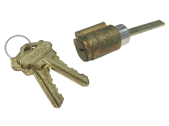 Weslock 14027 old style replacement deadbolt cylinder with 2 keys Weslock 14027 old style replacement deadbolt cylinder with 2 keys