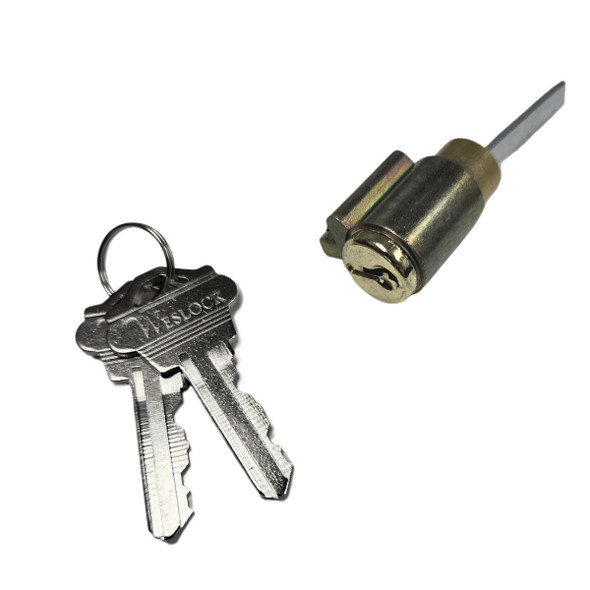 Weslock 14027 new style replacement deadbolt cylinder with 2 keys Weslock 14027 new style replacement deadbolt cylinder with 2 keys