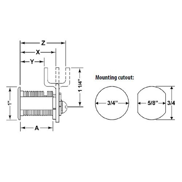 Olympus DCN Cam Lock Measuring Guide