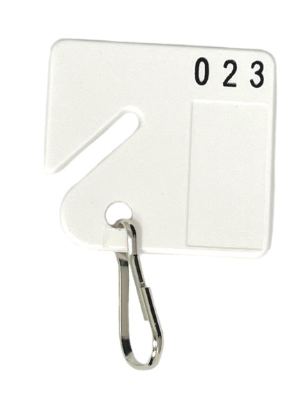 Lucky Line 2592140 Tags, Square Notch Numbered 21 to 40 (20-Pack)