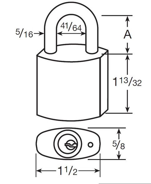 CCL 904 KA Enclosure Padlock, Keyed Alike #2