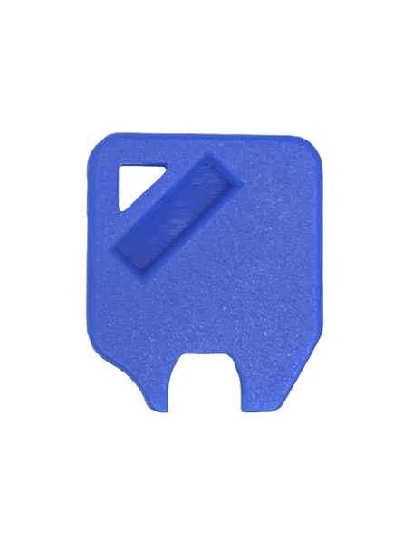 Tubular key cover blue, small size for MEI and Blaylock tubular keys