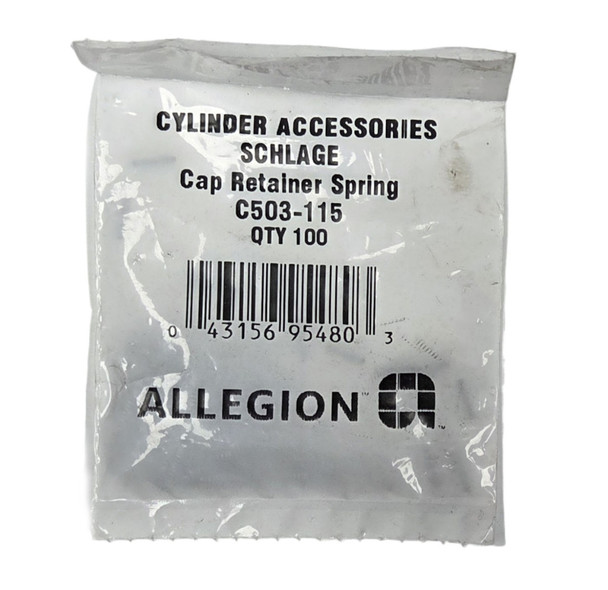 Schlage C503-115 cap spring for Schlage Cylinder 100 per package