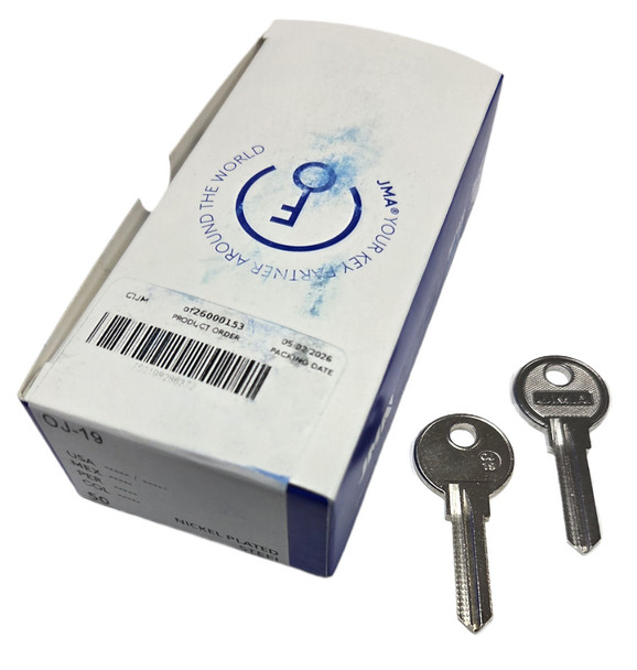 JMA OJ-19 Key Blank Box Image