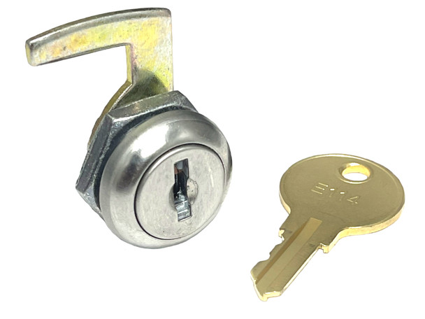 American Specialties #47 Dispenser Lock with hook cam, E114 Key and mounting nut