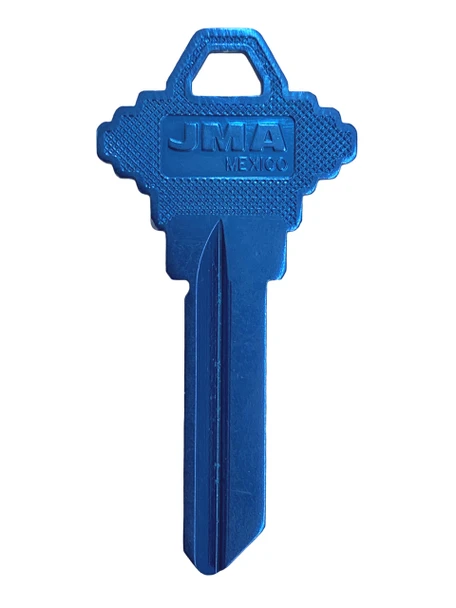 JMA SLG-4.AM Aluminum Key Blank, Dark Blue Color