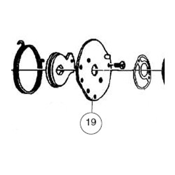 Simplex 201304-000-01 Clutch Backing Plate for 1000 Series