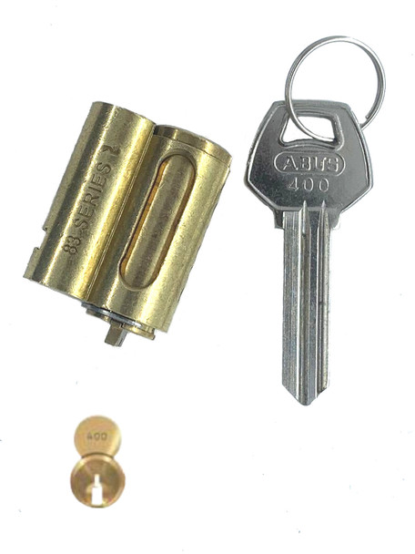 Cylinder, Abus 8302-400, for 83/45 Corbin (Zero Bitted)