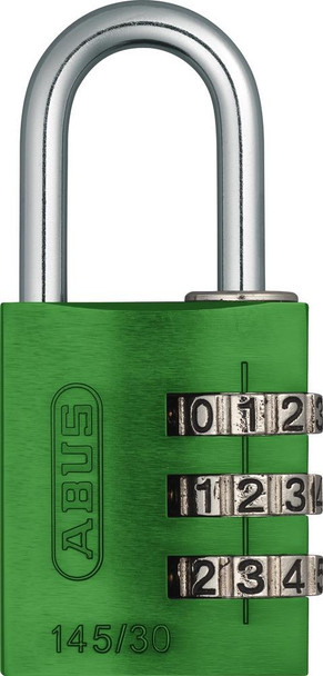 Abus 145/30 Green Combination Padlock