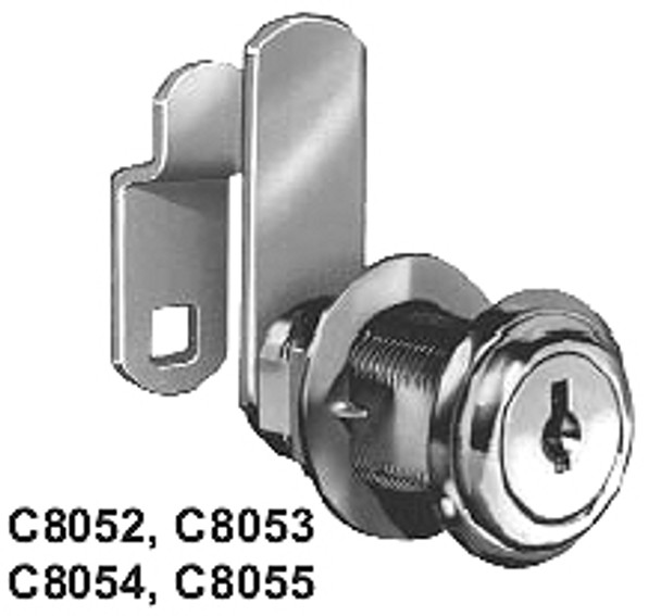 CompX National C8052  Cam Lock, 5/8 Bright Brass/US3, Keyed Differernt