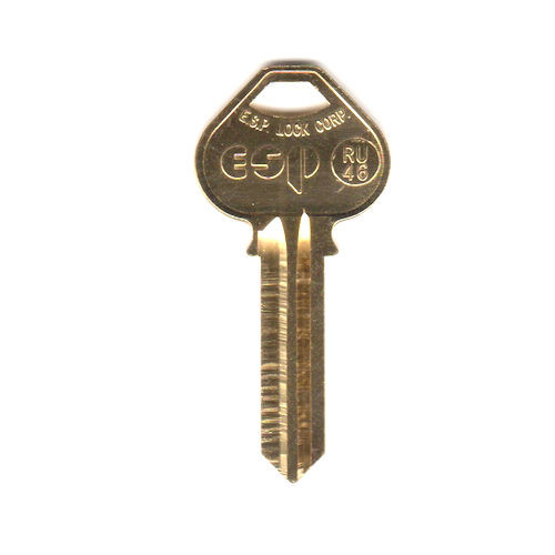 ESP RU46 Key blank, for Corbin Russwin D1 6 Pin