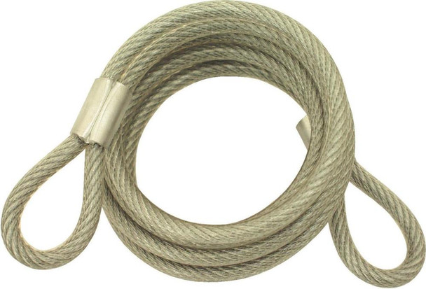 Abus 46C Flexible Steel Cable, 6ft long, 7/16in Cable Size