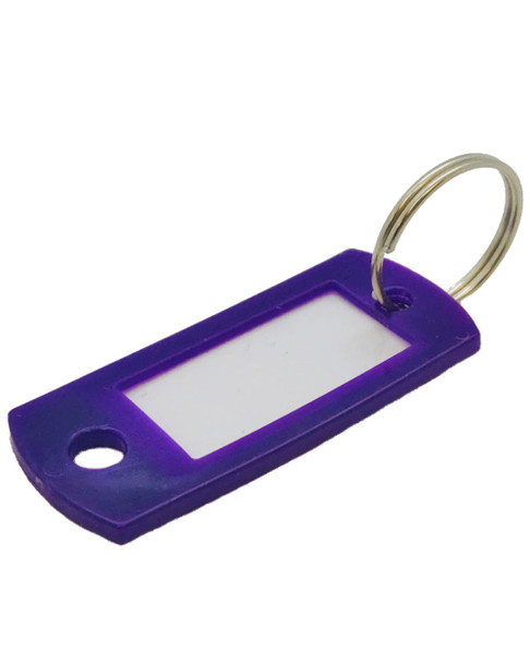 Lucky Line 16965 purple flexible key tags