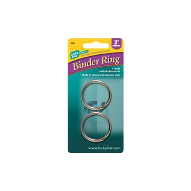 Binder Ring 2" 2 Per Card, 24602