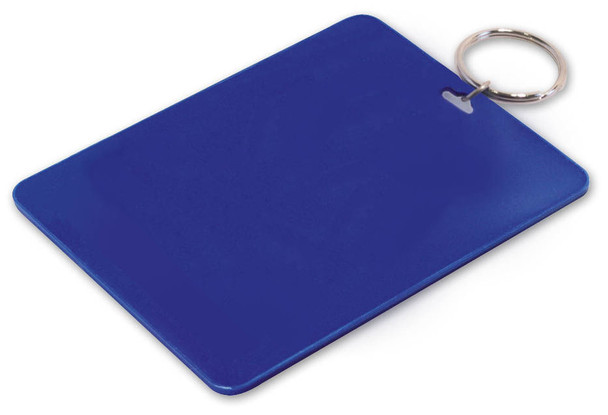 Lucky Line 53300 Blue Restroom Key Tag, Plain - not  imprinted