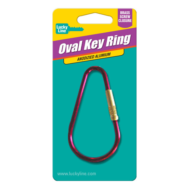 Lucky Line 73701 Oval Key Ring - Carded