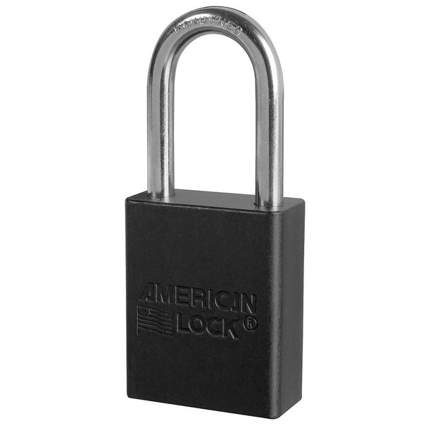 American Lock A1106BLK Black Aluminum Body Padlock