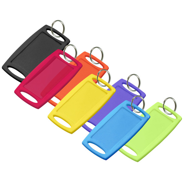 Lucky Line 18000 Rectangular Key Tags Assorted Color 100/Box Lucky Line 18000 Rectangular Key Tags Assorted Color 100/Box