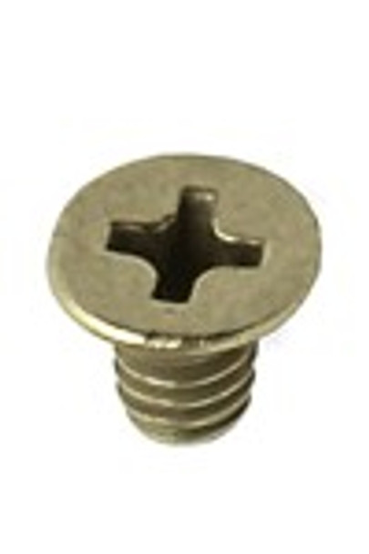 Major Mfg LS-15 Face plate screws, 10pk Brass