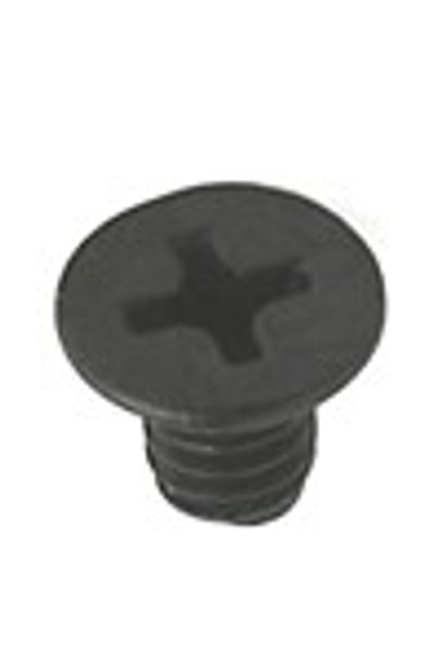 Major Mfg LS-16 Black face plate screws for mortise locks