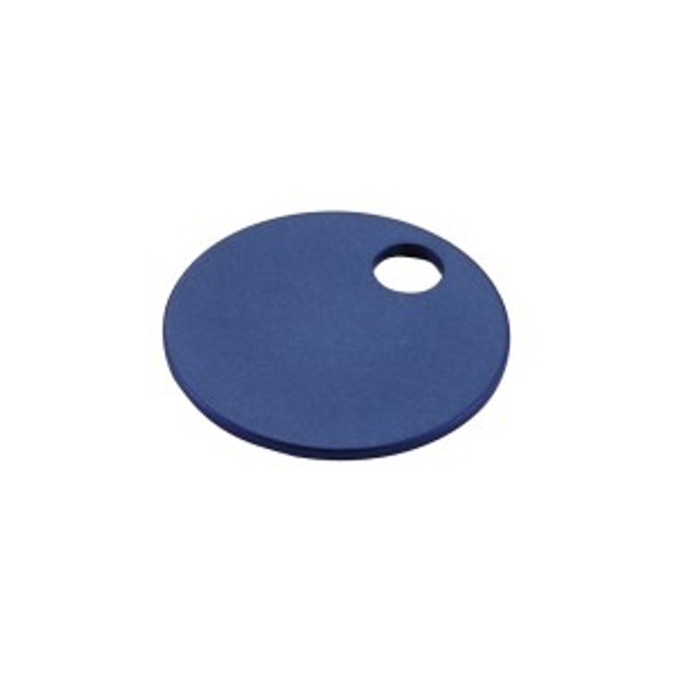 Lucky line 25630 Aluminum Tag, Blue 1-1/4, 100/box