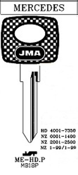 JMA ME-HD.P Key Blank Profile image 1