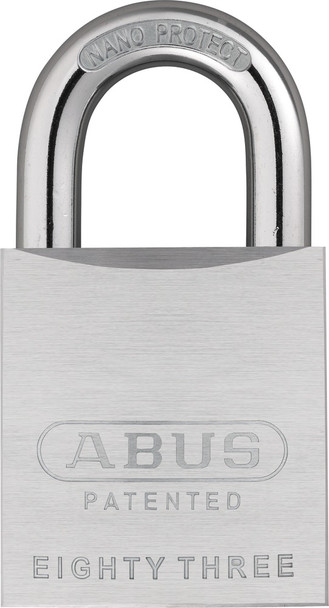 Abus 83/50-300 Chrome Plated Padlock with Schlage Keyway, Zero-Bitted