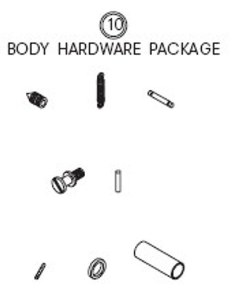 CRL Jackson 30-851 Body Hardware Kit