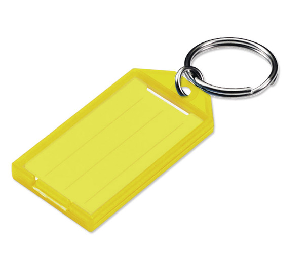 Lucky Line 6050080 Yellow key tags 100 Per Box