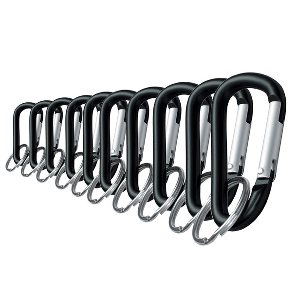 Lucky Line 46120 Large C-Clip Black (10-Pack)