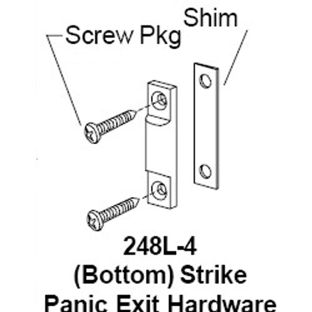 Von Durpin Vertical Rod Bottom Strike 248L-4