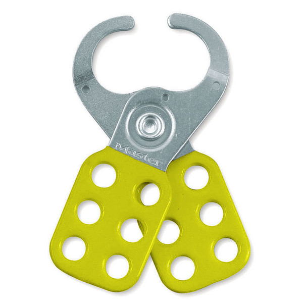 Master Lock 422 Lockout Hasp, Steel Safety, Yellow