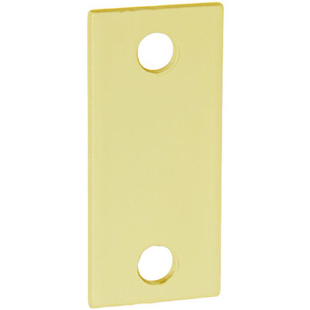 Don-Jo EF-160 BP Door Filler Plate, Brass Tone Finish