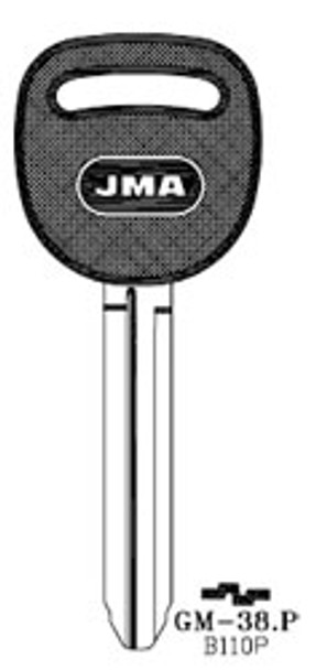 JMA GM-38P Key Blank Profile Image