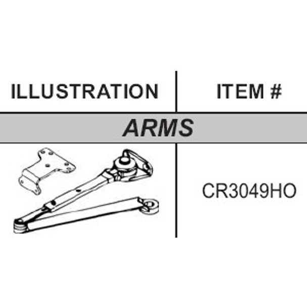 Hold Open Arm with PA arm bracket CR3049HO AL