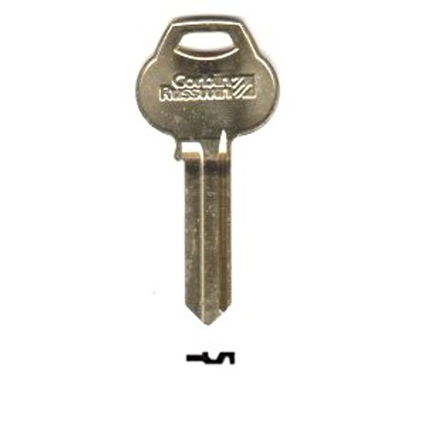 Corbin Russwin 981-6PIN-10 Key Blank, 981 Section 6 Pin