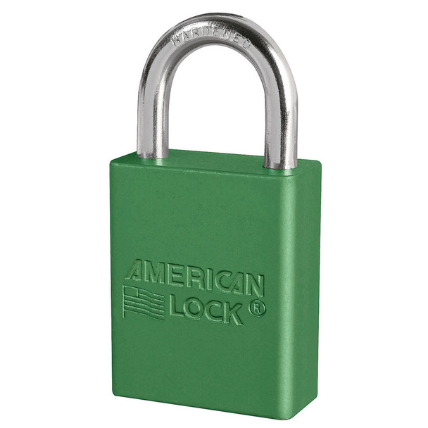 American Lock A1105 Green Padlock, Keyed Alike 43753