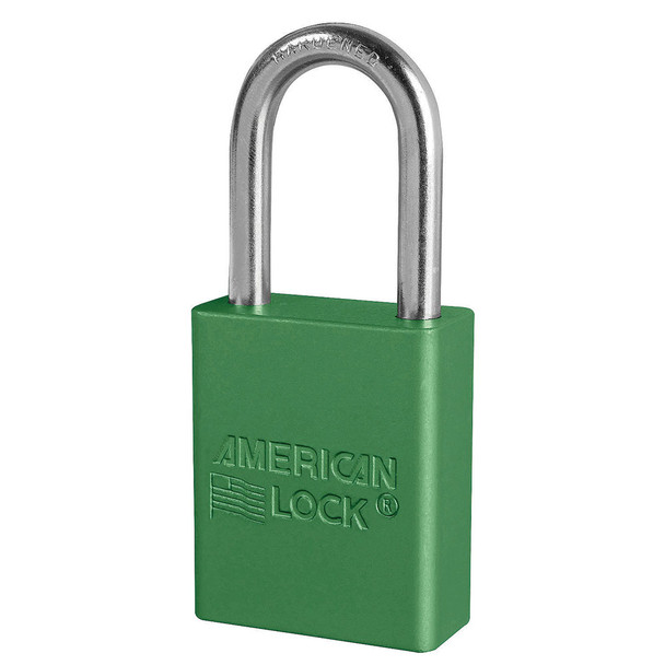 American Lock A1106 Green Padlock Body