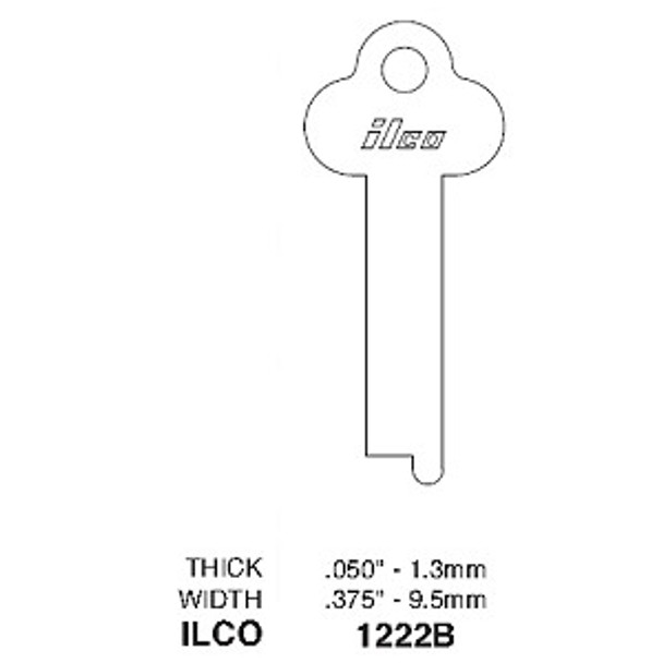 Ilco 1222B Key Blank
