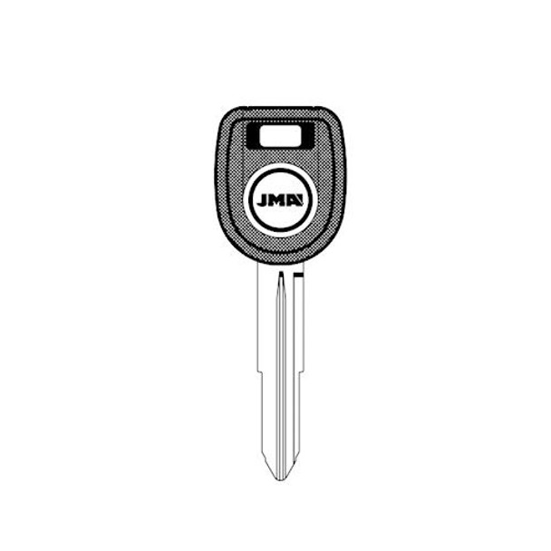 Key blank, JMA TP00MIT12P2 for Mitsubishi w/o Transponder