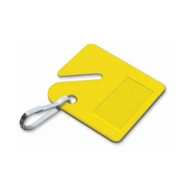 Lucky Line 26880 Yellow Square Tags, 100/Box