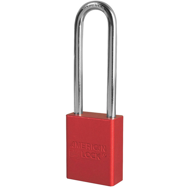 American Lock A1107 Red Padlock, Keyed Alike 34737